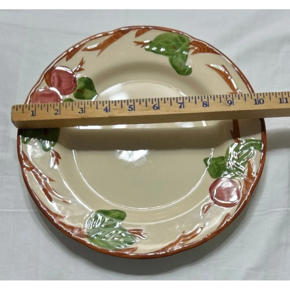 Vintage Franciscan Apple 6pc Dinnerware Plates Coffee & Tea Cups England
